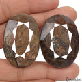 540 Ct Natural Untreated Brown Sapphire Oval Cut Faceted Earth Mined Huge Gems