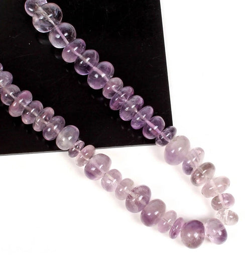 Amethyst Beaded Strand, Untreated, Purple — 11mm to 18mm, 570 Ct