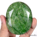 980 Ct Natural Brazilian Green Emerald Oval Faceted Cut Huge Size Loose Gemstone