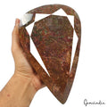 3.5 Kilo ~Rare Natural Ruby Zoisite Earth Mined Pear Cut Museum Grade Gemstone