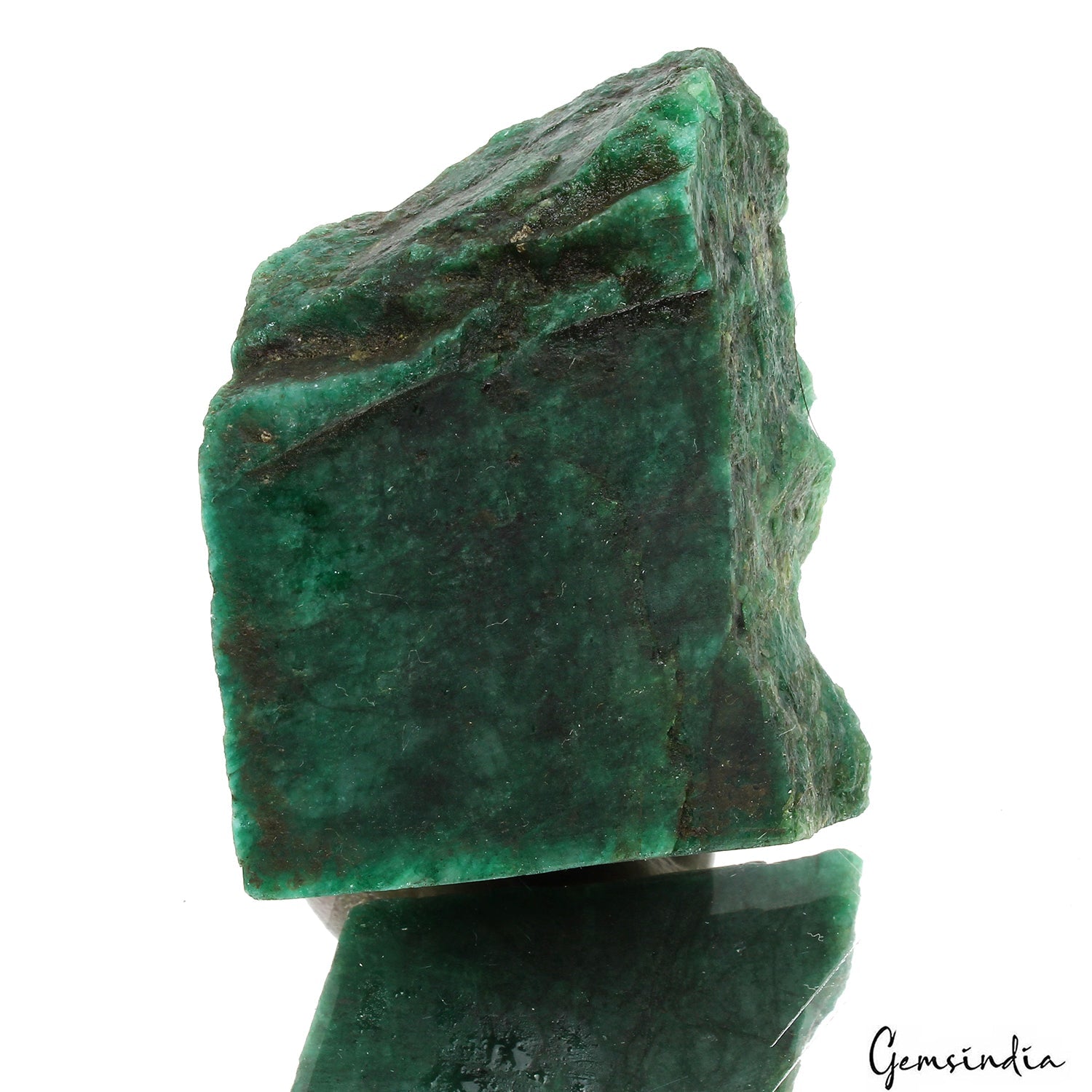 Natural Rock Green Uncut Raw Rough Brazilian Emerald Crystal Mineral 490 Ct Gems