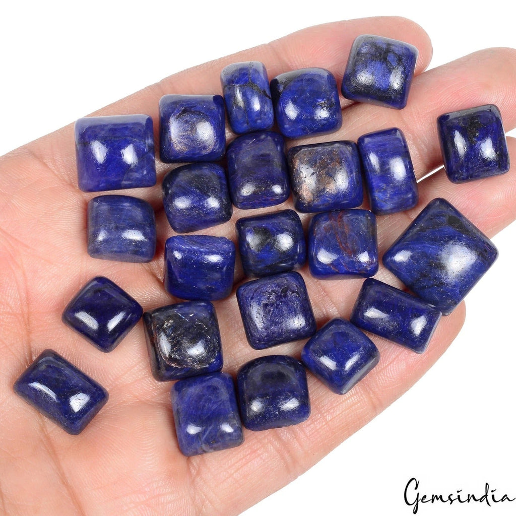 Natural Royal Blue Sapphire 23 Pcs/350 Ct Cushion Cab Certified Loose Gemstones