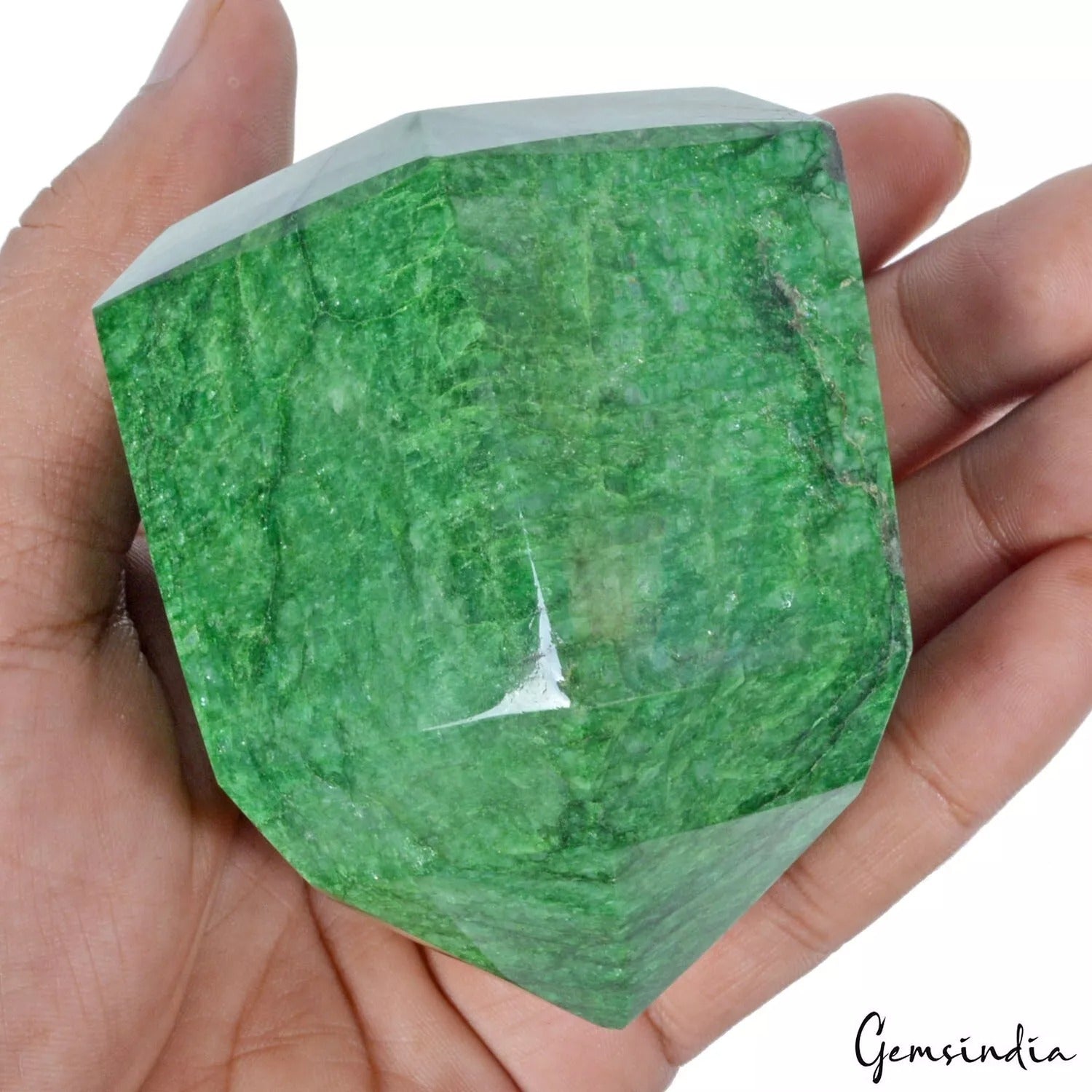 2400 Ct Natural Finest Green Emerald Huge Hexagon Cut Earth mined Huge Gemstone