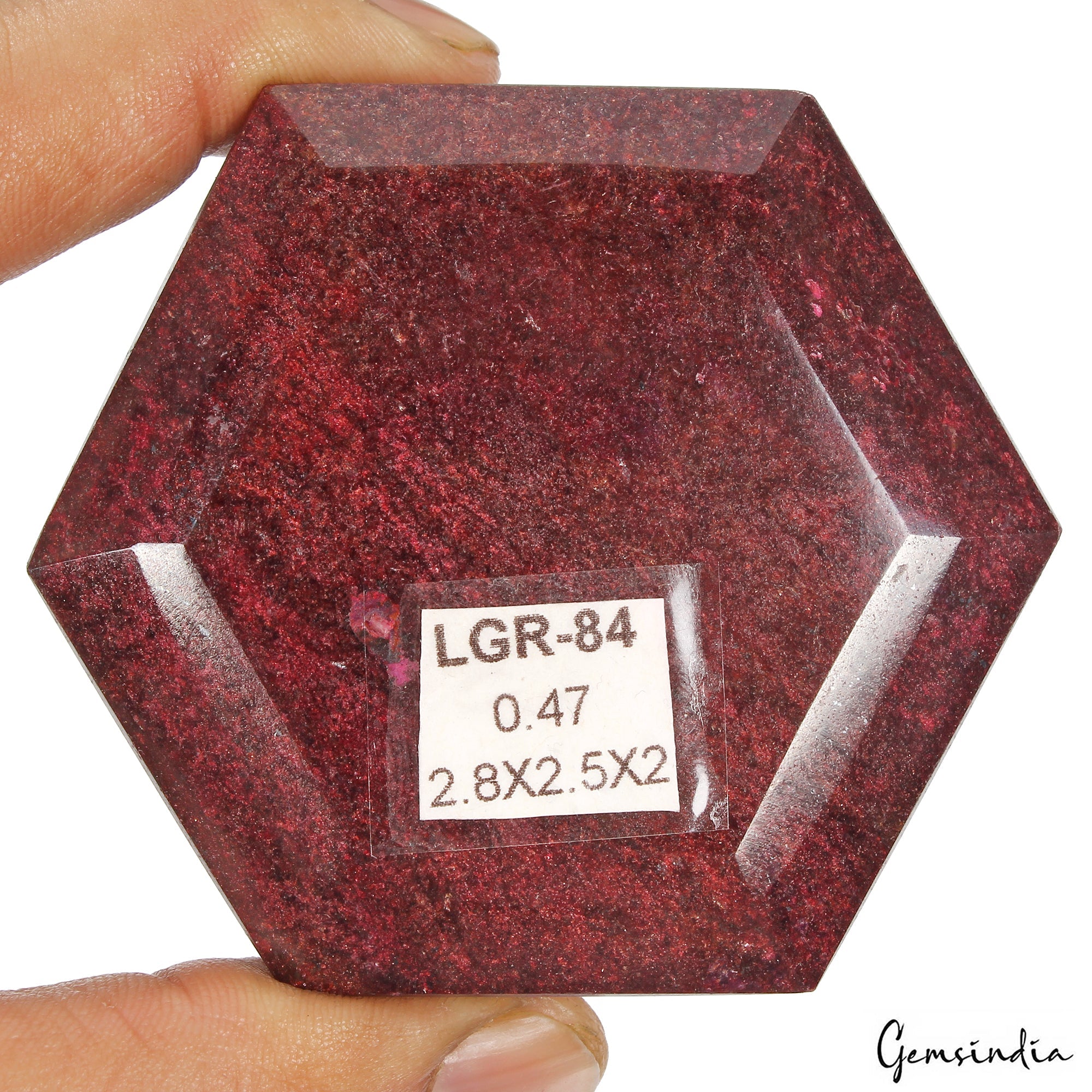 Earth mined 2350 Cts Natural Red Ruby Hexagon Cut Huge Size Madagascar Gemstone