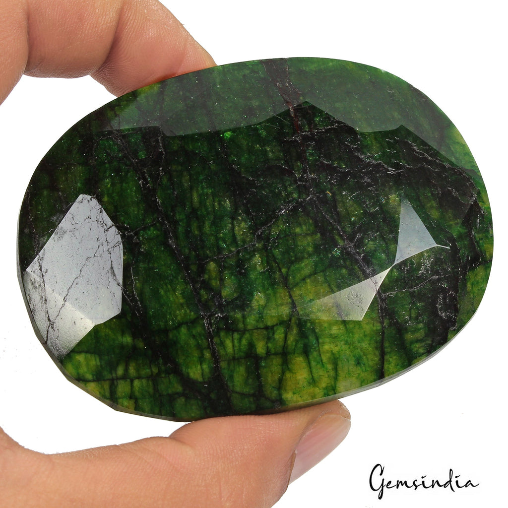 1200 Cts Natural Green Emerald Oval Cut Huge Earth mined Museum Size Gemstone
