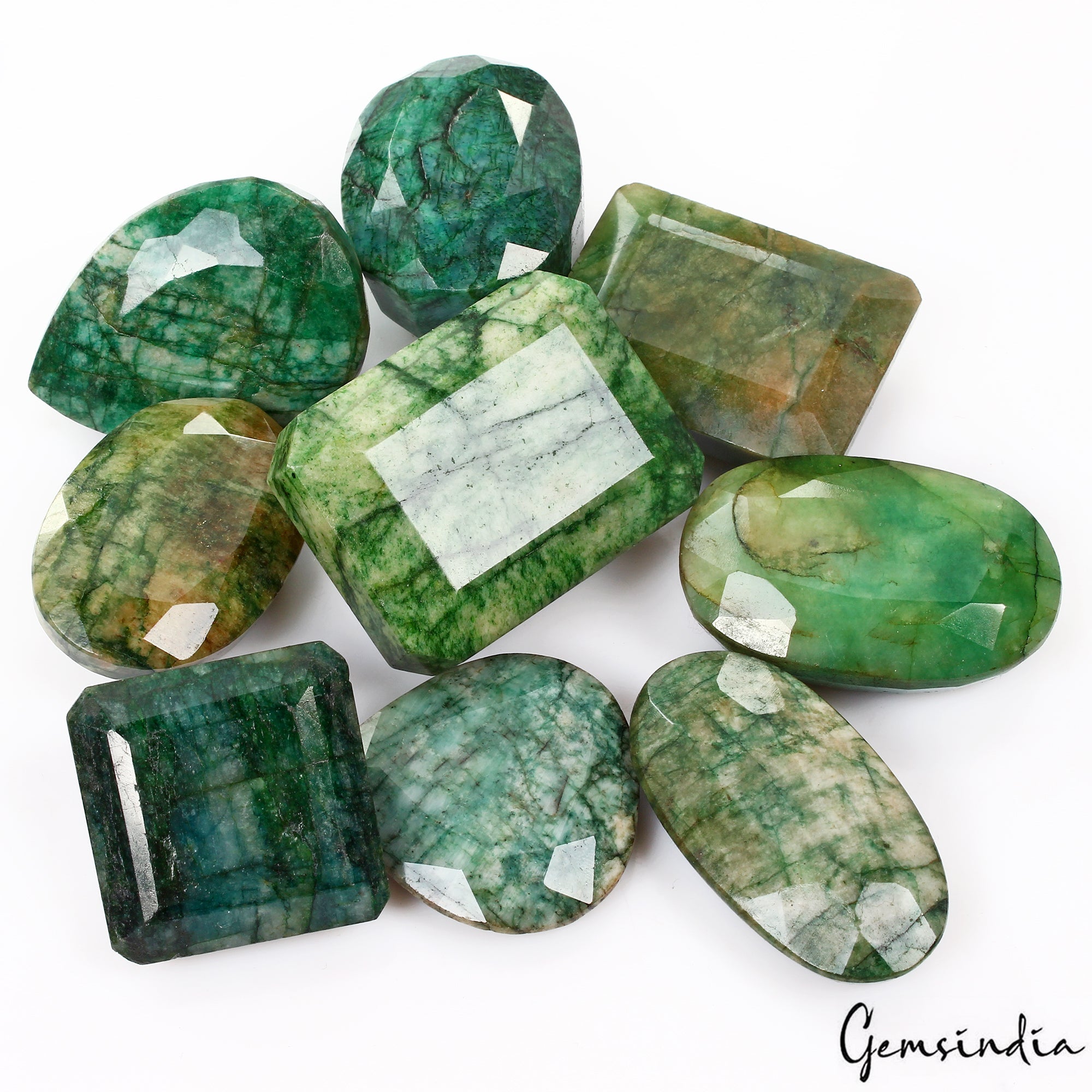 2060 Cts Natural Brazilian Emerald Mix Cut Earth Mined Gems Wholesale Bulk Lot
