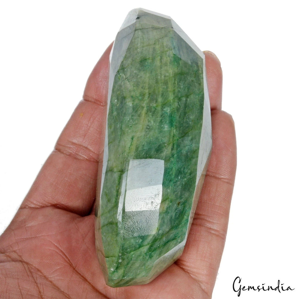 1690 Cts Natural Top Green Emerald Oval Cut Loose Earth mined Gemstone, Brazil