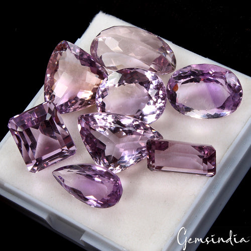 Amethyst Loose Gemstone, Untreated — 12mm to 19mm, 83.00 Ct
