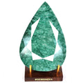 3100 Ct Natural Green Emerald Earth Mined Pear Brazilian Huge Gemstone 146*95mm