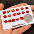 Natural 45.80 Ct Oval Cut Gomed/Garnet High Quality Hessonite Loose Gemstone Lot