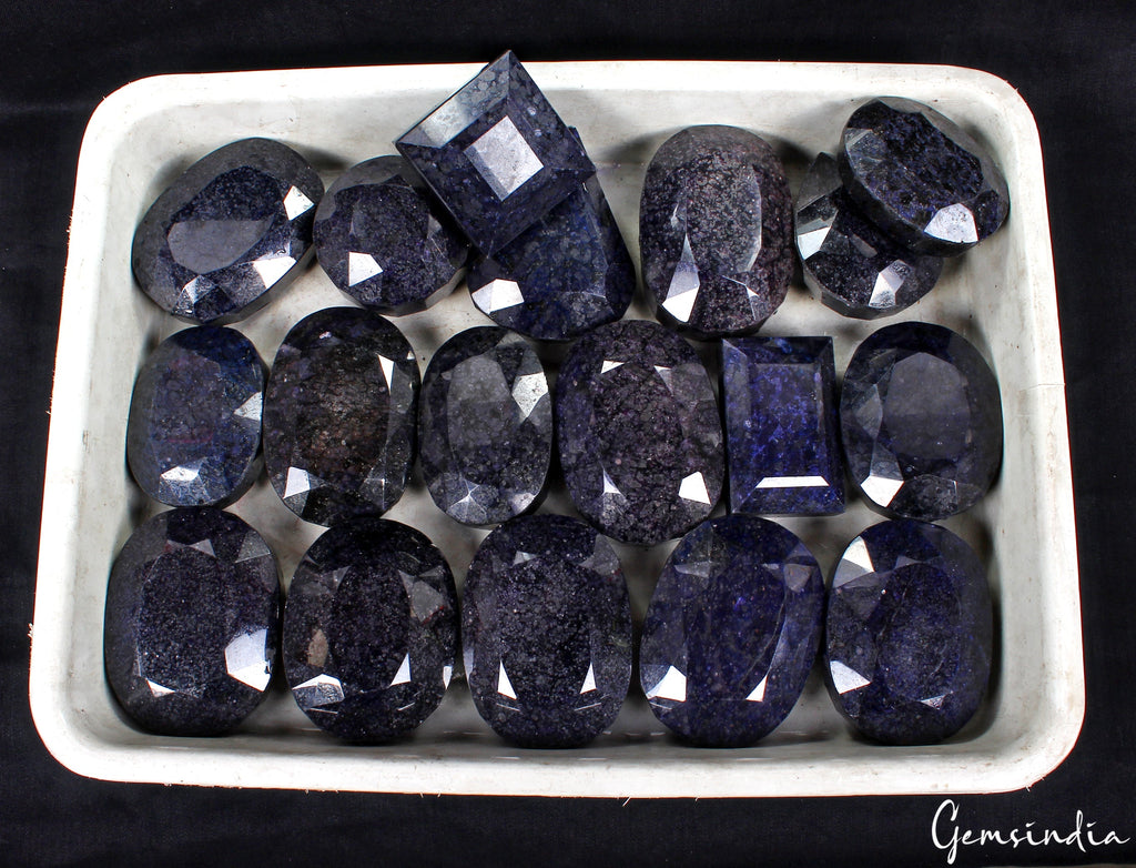 10 Kilo Natural Blue Sapphire Mix Shape Museum Size Loose Gemstones 81-101mm