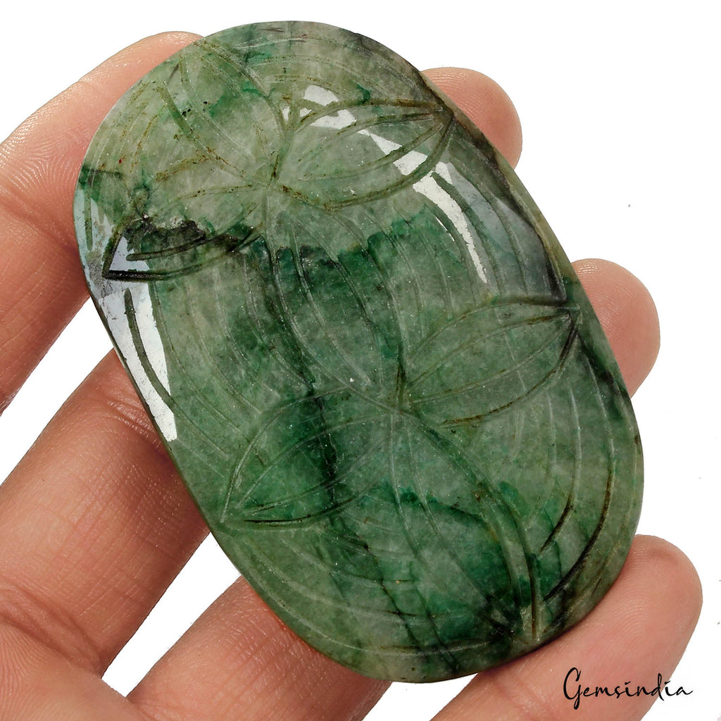 420 Ct Natural Green Emerald Earth Mined Carving Museum Huge Size Loose Gemstone