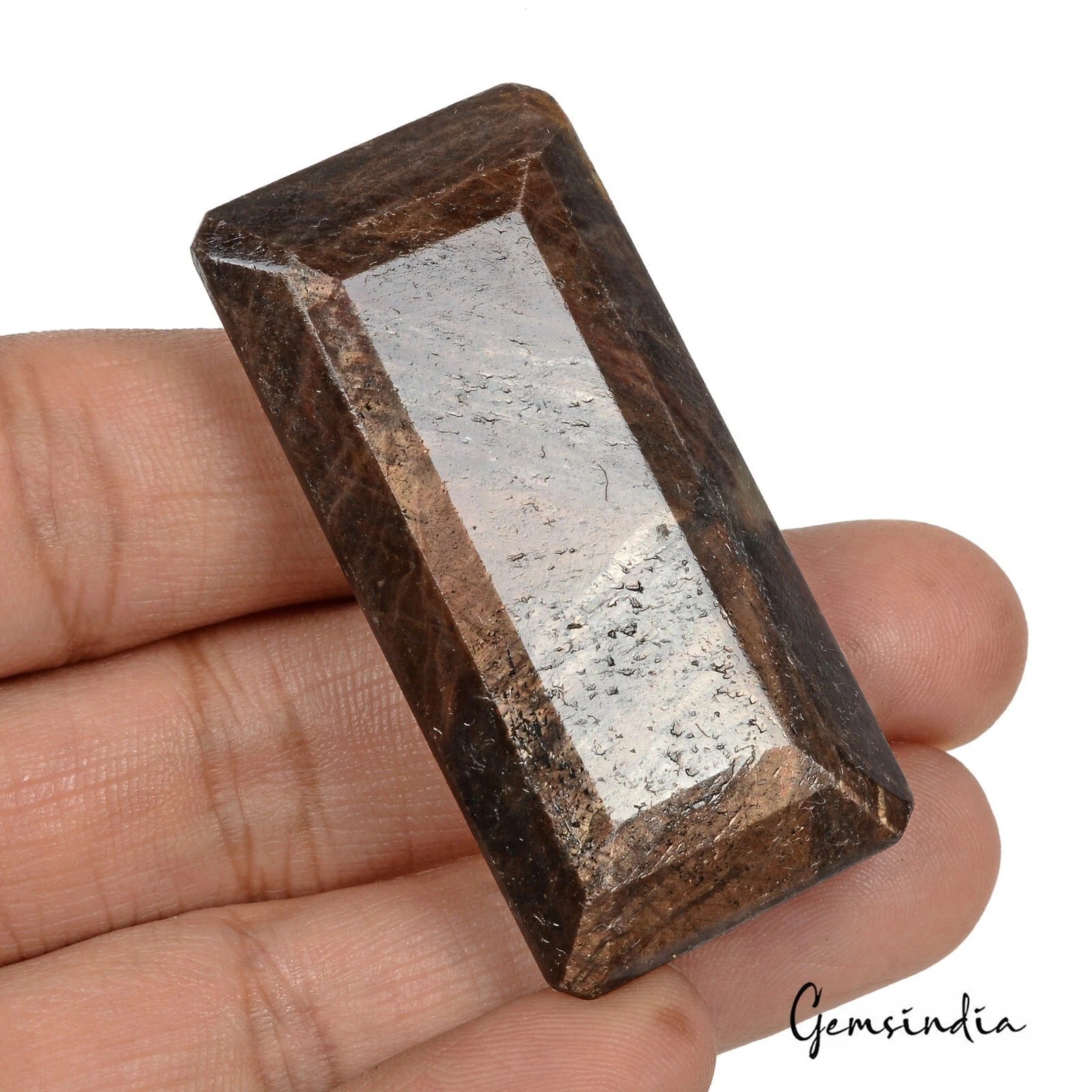 Certified 263.30 Cts Natural Brown Sapphire Octagon Cut Unheated/Untreated Gem