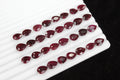 Certified 180 Ct/31 Pcs Natural Red Ruby Pear Cut Loose 11-13mm Gems for jewelry