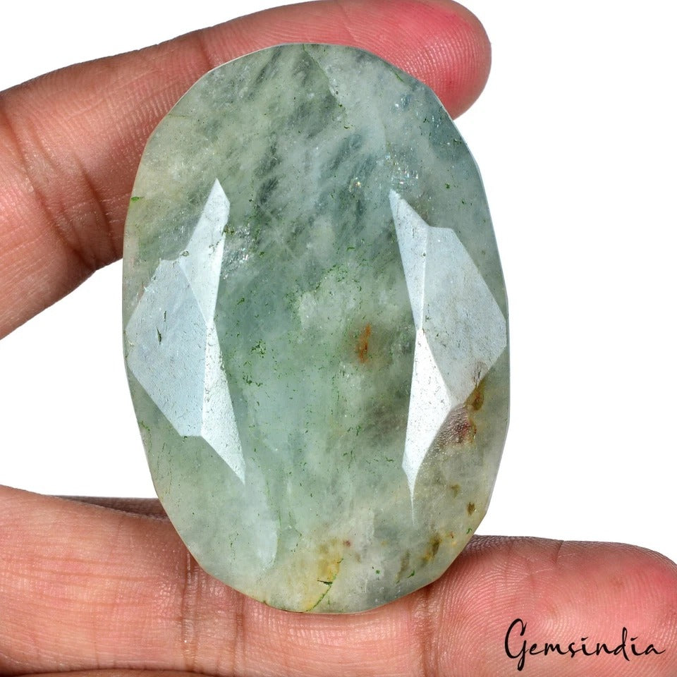 Beryl Loose Gemstone, Untreated — 50x37x22 mm, 360 Ct, Brazil