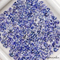 Certified 25.70 Ct Natural Violet Blue Tanzanite Pear Cut Loose Gemstones 200Pcs
