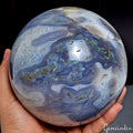3.74 Kg Natural B-color Druzy Geode Dendrite Moss Agate Crystal Healing Sphere