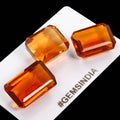 156.70 Ct/3 Pcs Eye Catching Hydro Orange Tourmaline Octagon Cut Gem For Pendant