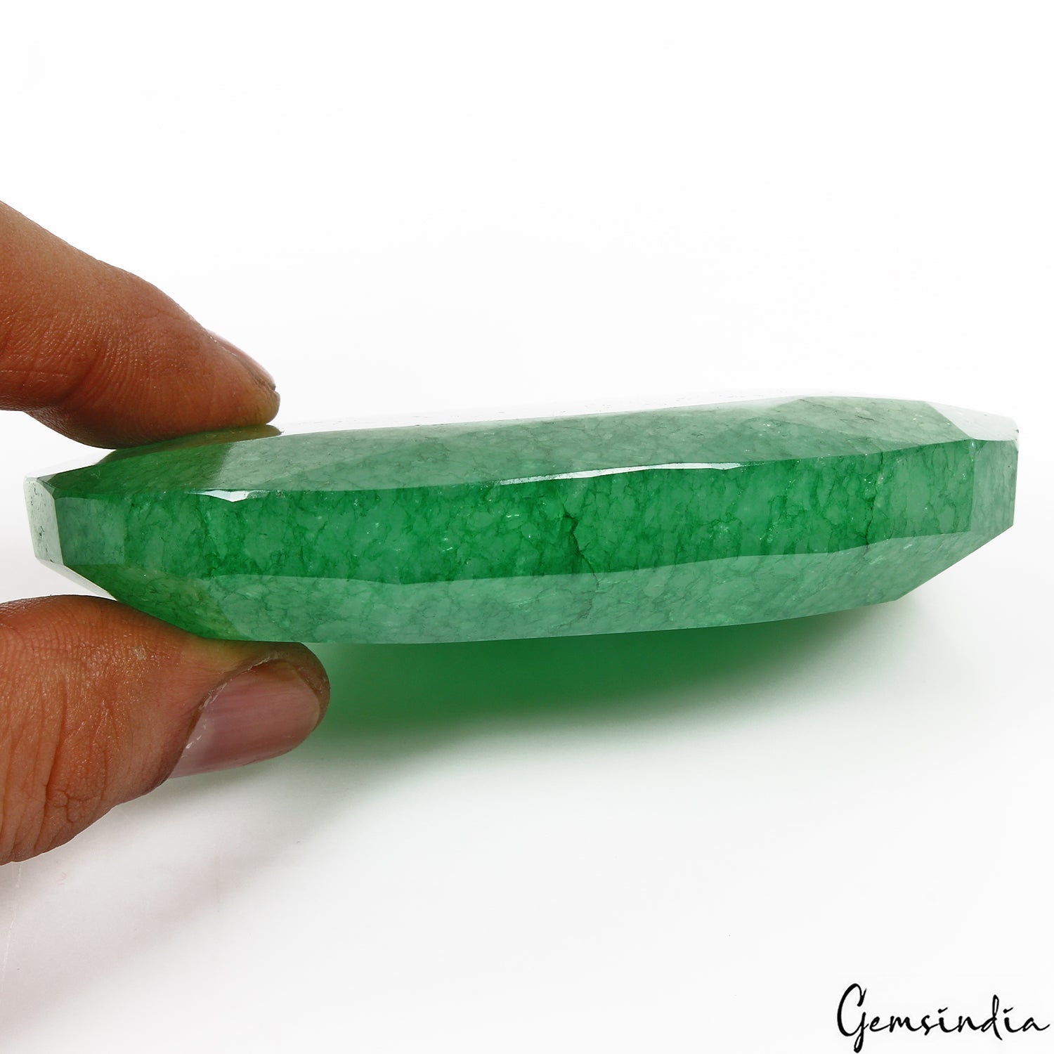 990 Cts Natural Brazilian Green Quartz Oval Faceted Huge Loose Earth mined Gem