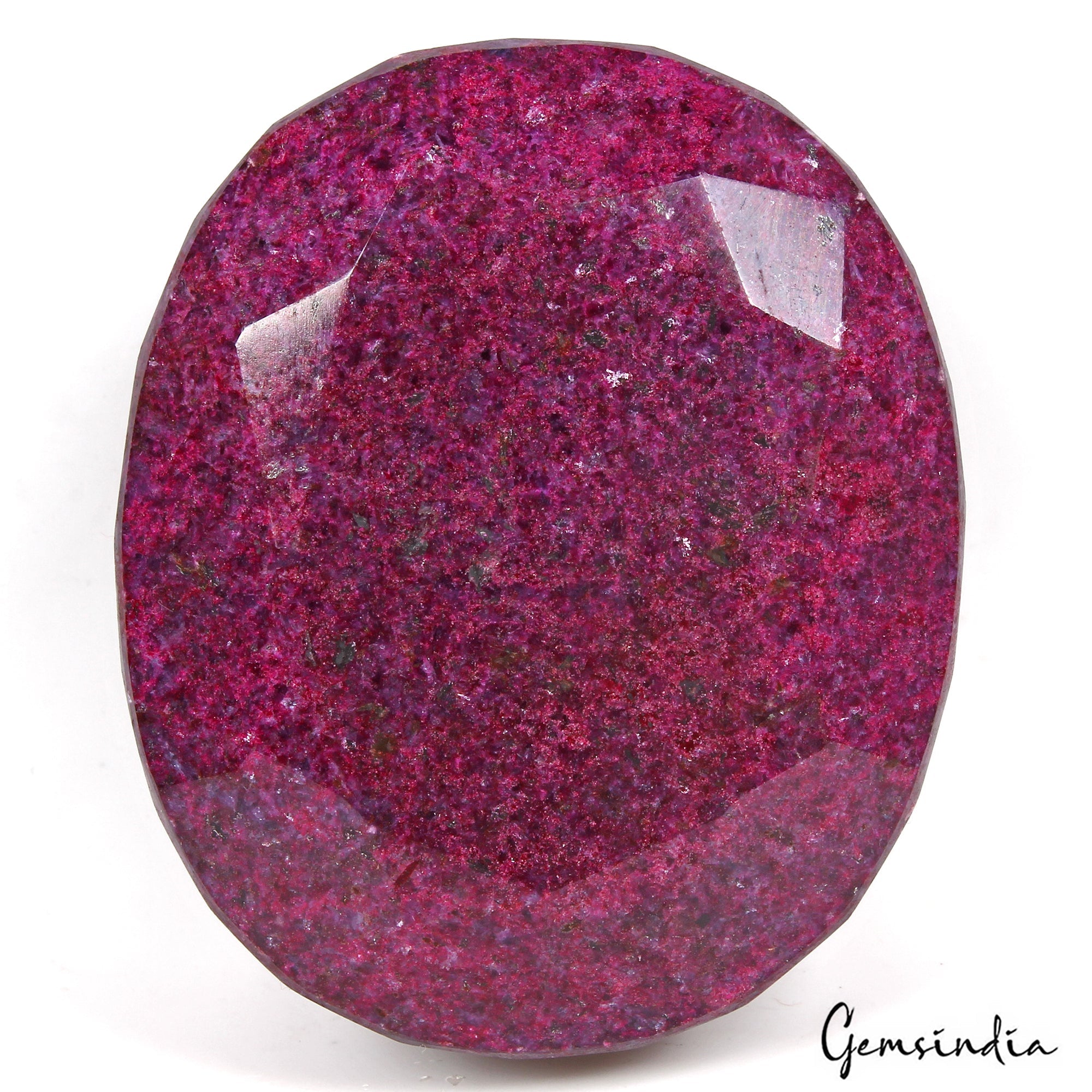 Certified 1970 Ct Natural African Red Ruby Oval Faceted Cut Huge Size Loose Gem