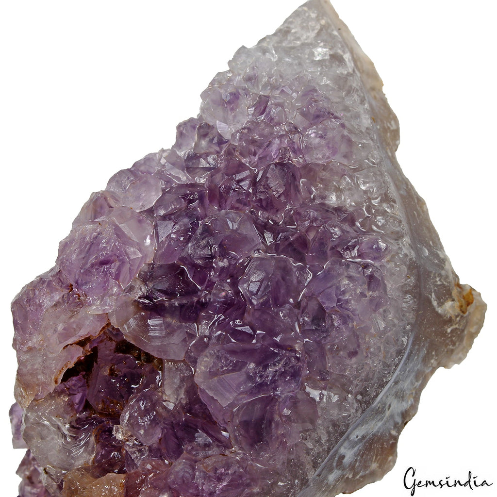3350 Ct Natural Untreated Purple Amethyst Geode Raw Rough Healing Crystal Gems