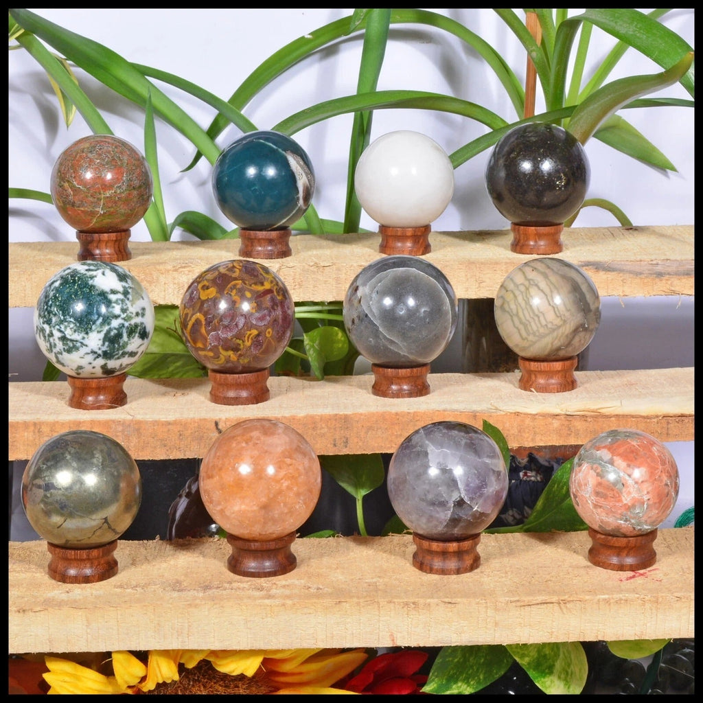 2.18 Kg Natural Untreated Multi Color Crystal Healing Mineral Huge Gems Spheres