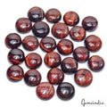 247.50 Ct/24 Pcs Natural Red Tiger Eye Round Calibrated 14mm Gem Lot For Jewelry