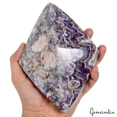 Amethyst Loose Gemstone, Purple — 7x5x2.5Inch, 7100 Ct (1.42 Kg), Brazil