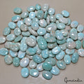 2.4 kilo Natural Amazonite Reiki Gemstone Polished Palm Crystal Healing Decorate