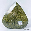 Museus Size 2.66 Kilo Natural Untreated Heena Green Serpentine Pear Cut Huge Gem