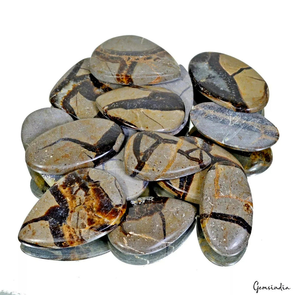 850 Ct Natural Untreated Septarian Designer Mix Cabochon Loose Gemstone Lot 14Pc