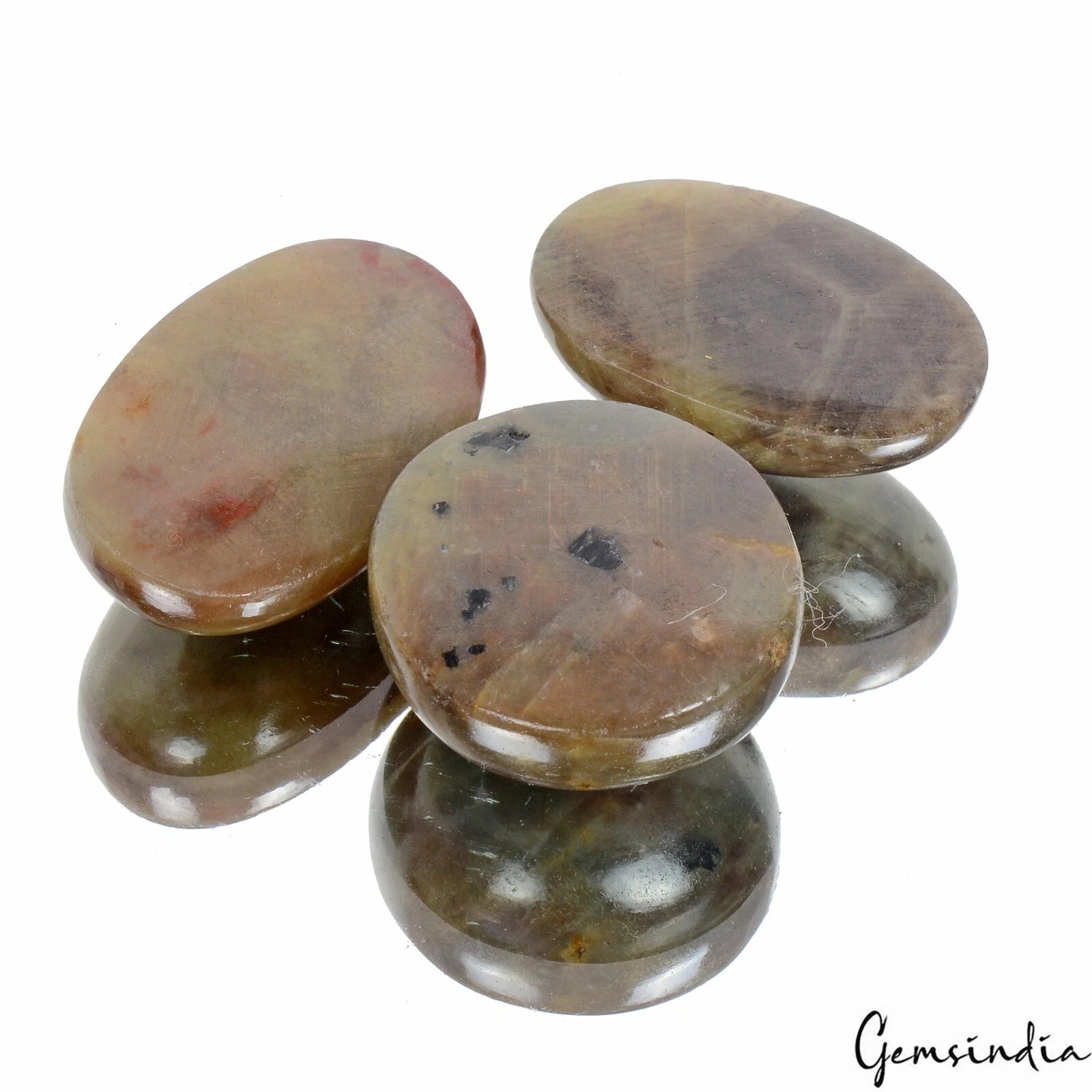 Certified Natural Unheated Golden Brown Sapphire 290 Ct Mix Cab Loose Gemstones