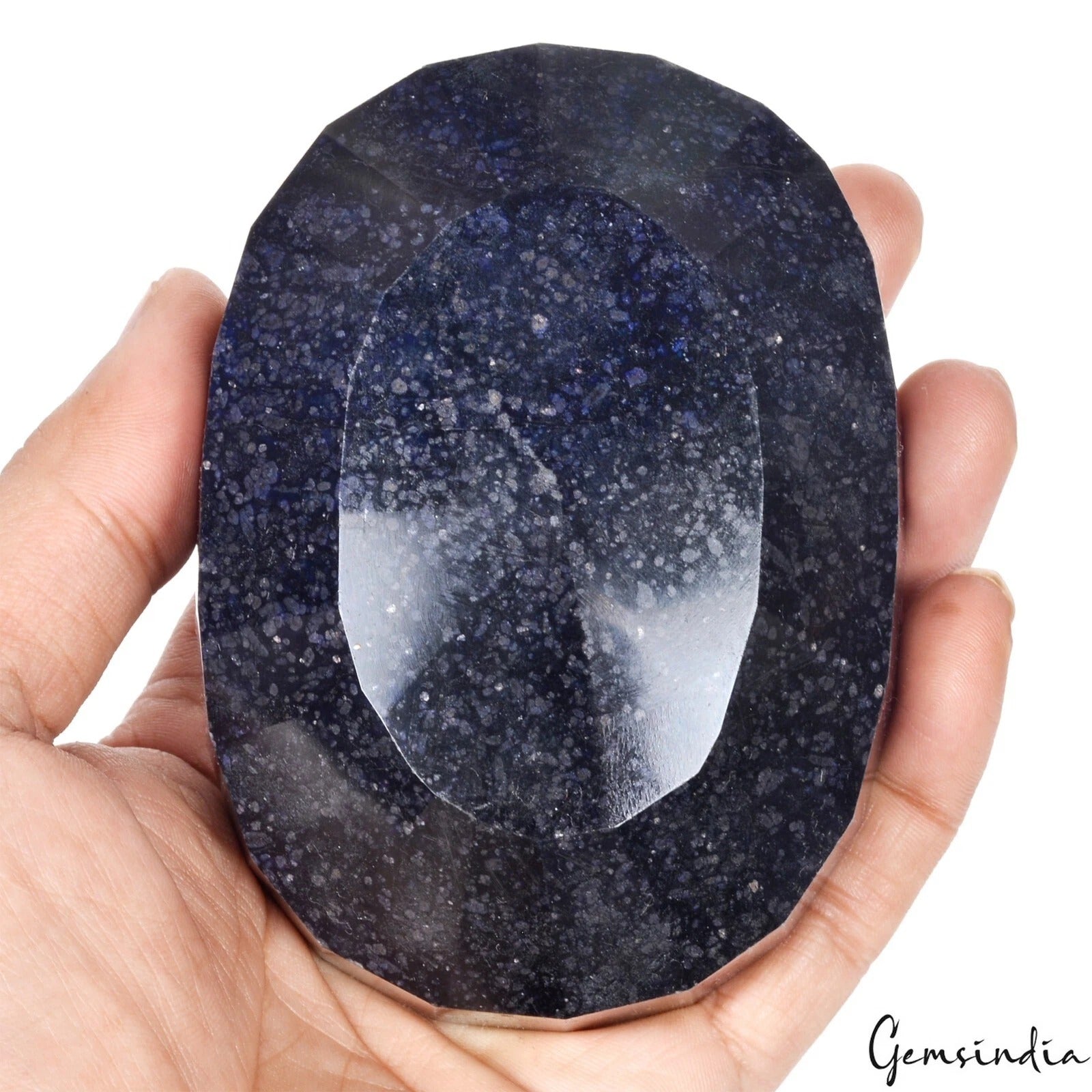 Museum Size 3500 Ct Natural Dark Blue Sapphire Oval Faceted Huge Earth mined Gem