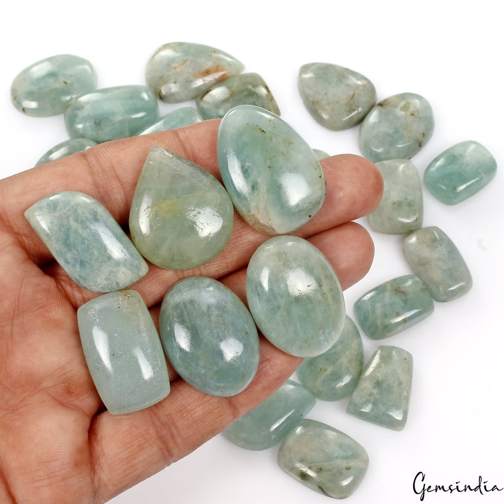 830 Ct/25 Pcs Natural Untreated Blue Beryl Aquamarine Mix Loose Wholesale Gems