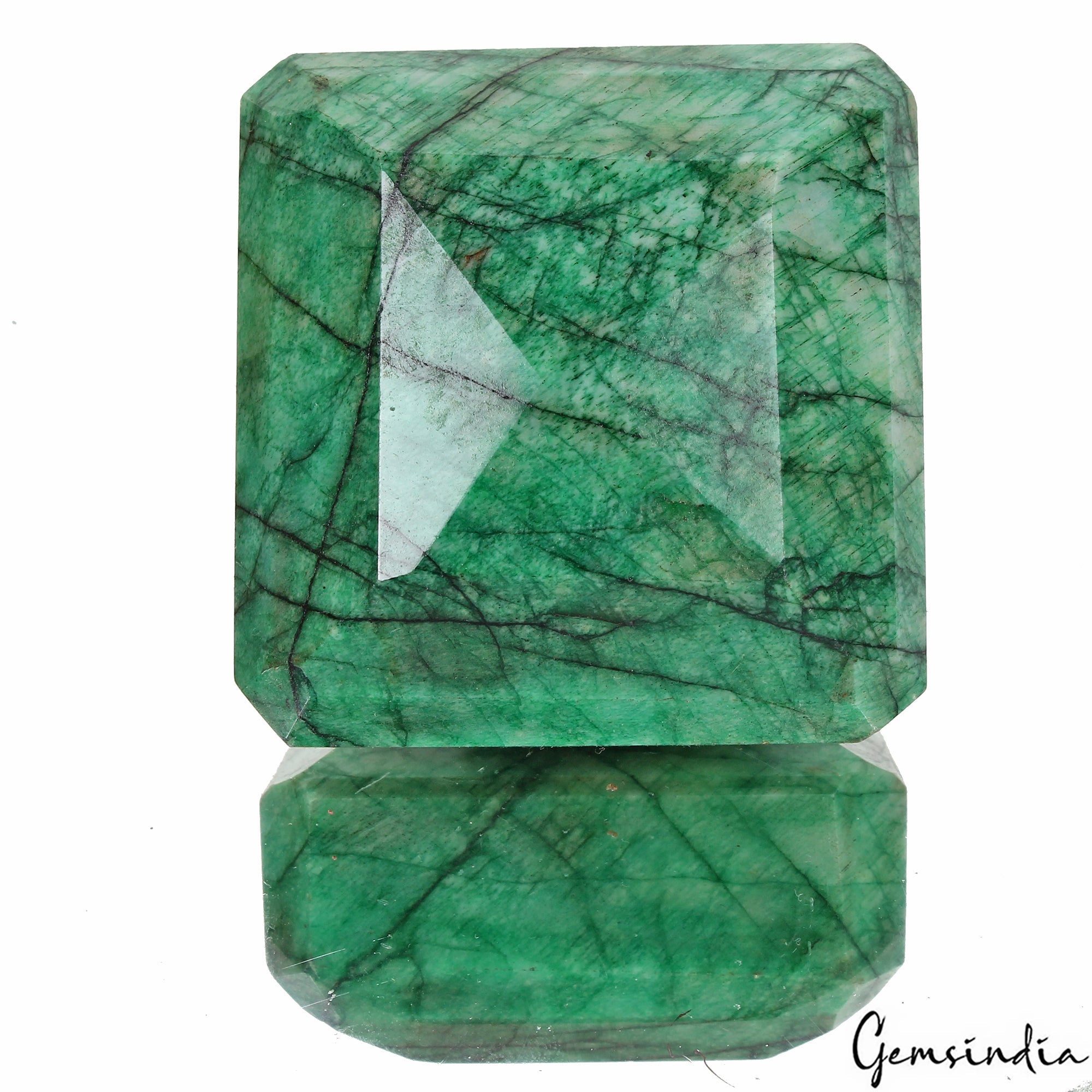 960 Cts Natural Green Emerald Octagon Cut Loose Earth mined Brazilian Gemstone