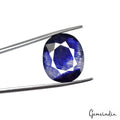 Certified 12.15 Cts Natural Blue Ceylon Sapphire Oval Cut Rare Gemstone For Ring