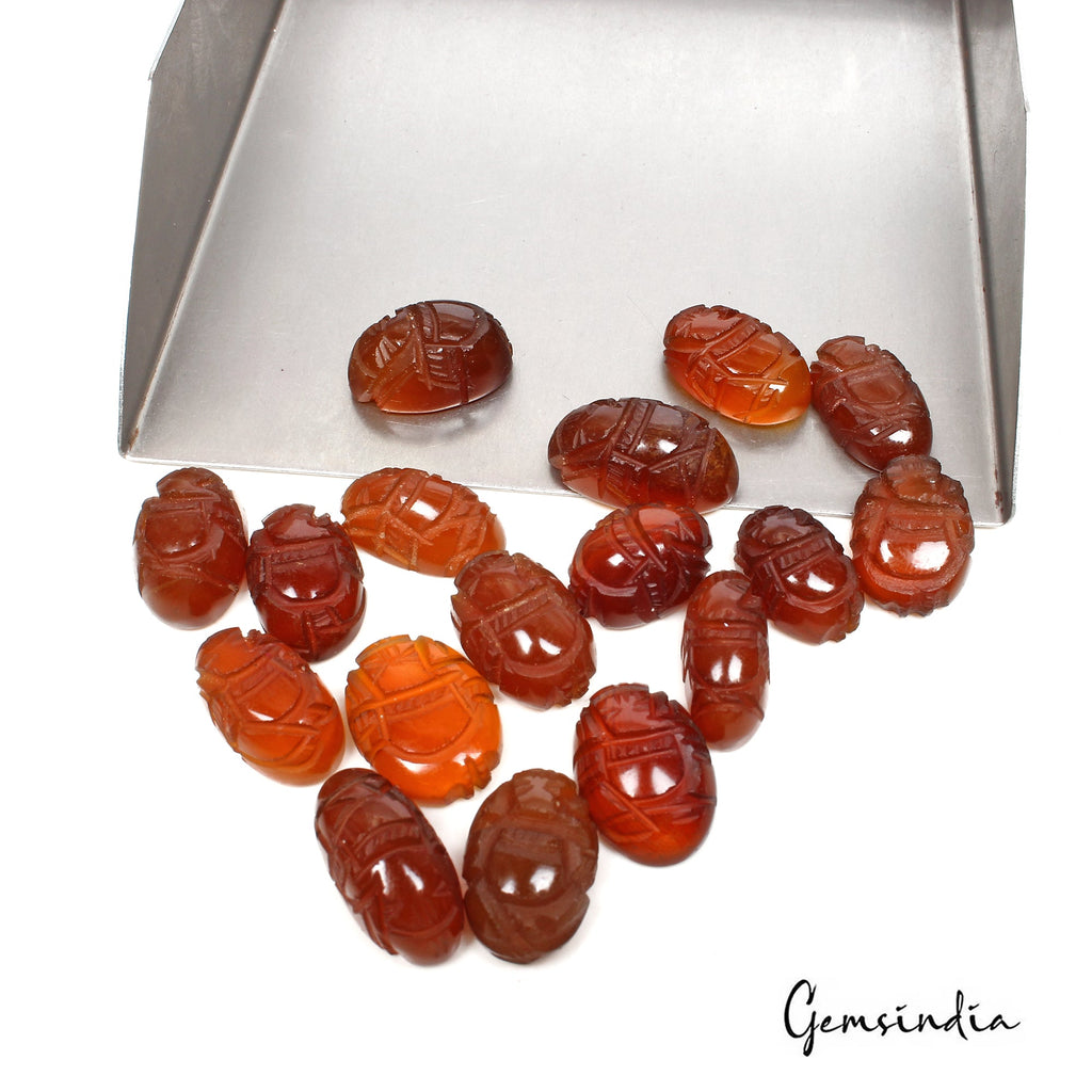 152.90 Ct Natural Untreated Onyx Oval Beautiful Ganesha Carving Gems For Jewelry