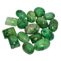 1180 Ct/16 Pcs Natural Green Emerald Beautiful Carving Pendant Size Gemstones