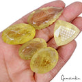 320 Cts Natural Lemon Quartz Intricately Hand Carved Mix Gemstones for Pendant