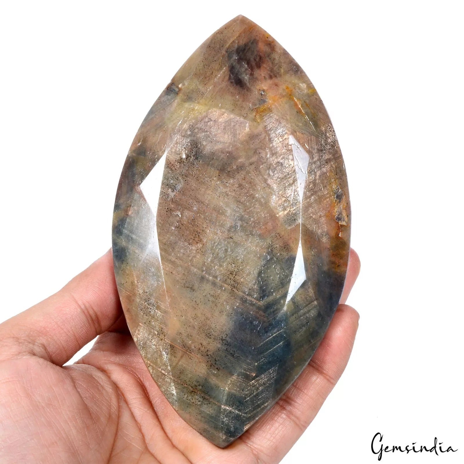 Certified 5000 Ct Natural Untreated Brown Sapphire Marquise Cut Huge Gemstone