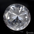 Certified 530 Cts Natural Untreated White Crystal Quartz Round Faceted Loose Gem