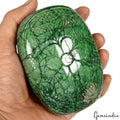 3400 Ct Natural Green Brazilian Emerald Oval Hand Carved Earth Mined Loose Gems