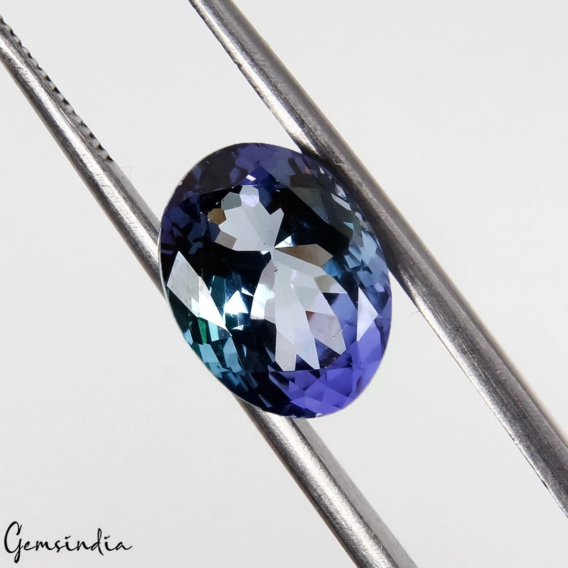 4.75Ct Natural Tanzanite Loose Gemstone 11.8x9mm Oval Cut Blue Violet AAAA Grade