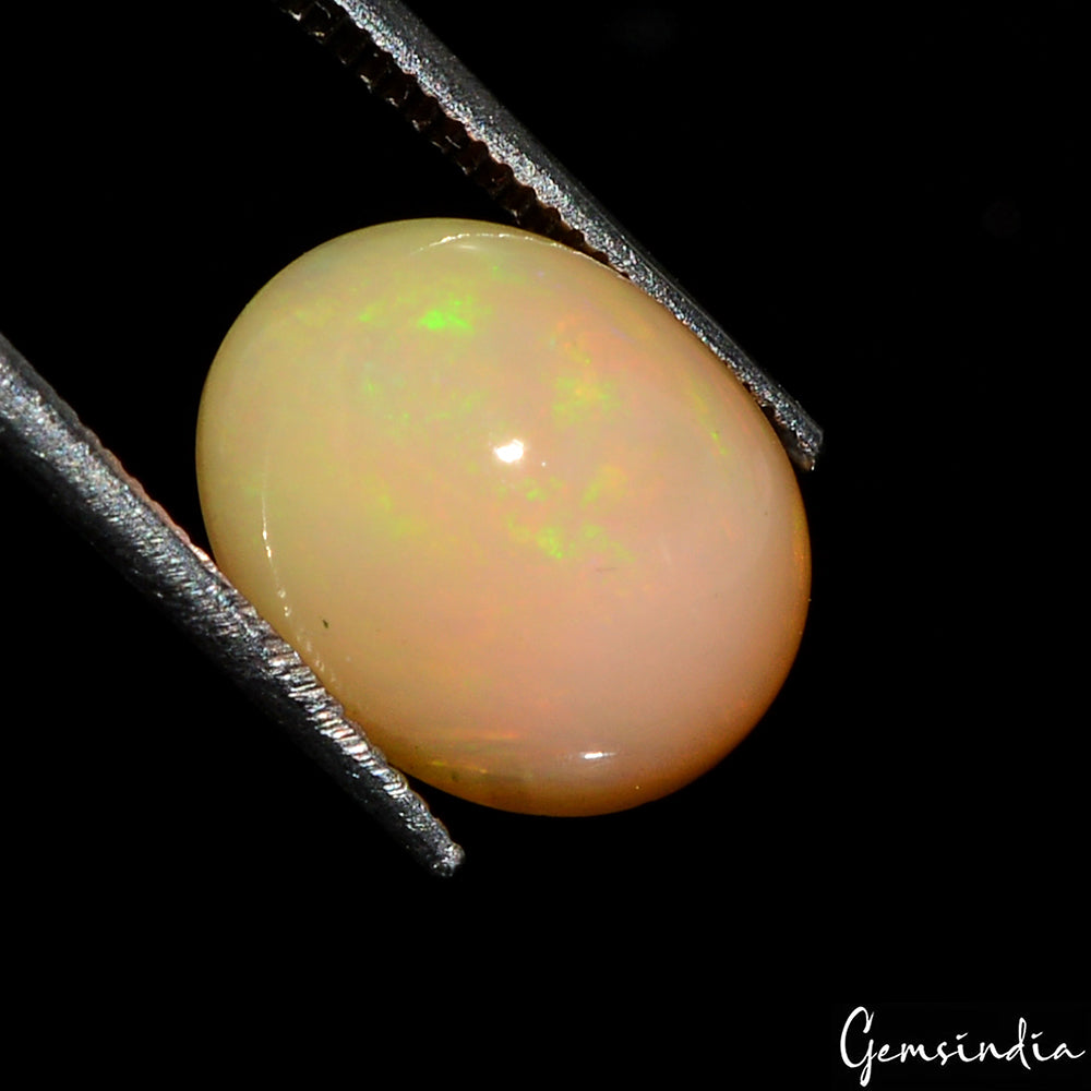 4.00 Ct Hardy STRONG! Natural Huge Yellow &Rainbow Color Sparkling Opal Ethiopia