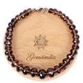 Smoky Quartz Bracelet, Untreated, Brown — 7.5 Inch, 92.40 Ct