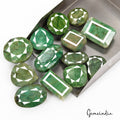 1000 Cts/13 Pcs Natural Brazilian Green Emerald Mix Cut Loose Wholesale Gems Lot