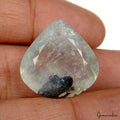 Certified 26.80 Cts Natural Untreated Brazilian Green Aquamarine Pear Cut Gems