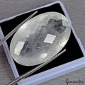 Aquamarine Loose Gemstone, Untreated, Green — 34x22x14 mm, 64.40 Ct, Brazil