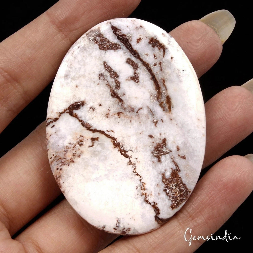 Turquoise Cabochon, Untreated — 54 x 40 x 7mm, 157.00 Ct