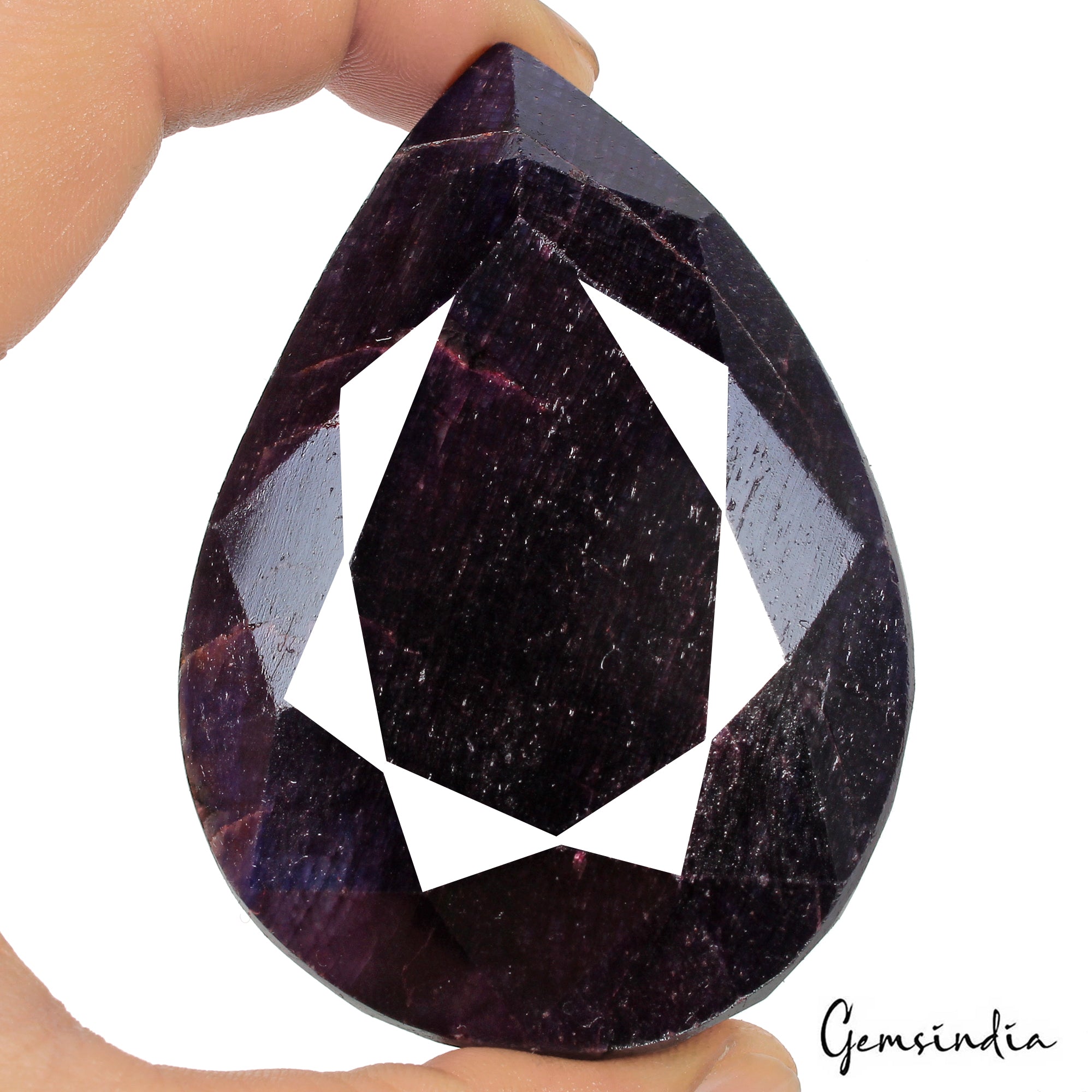 Museum Size 1580 Ct Natural Blue Pear Cut Sapphire Faceted Earth Mined Loose Gem